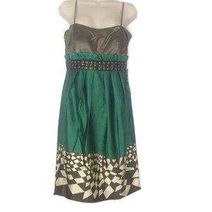 Kitty Multi Mix Satin Cocktail Dress